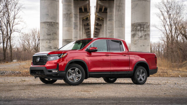 Hickman Honda Red Truck