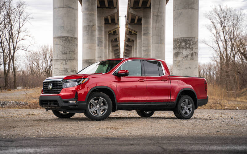 Hickman Honda Red Truck