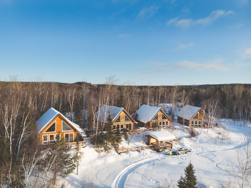 Riverfont Chalets Winter